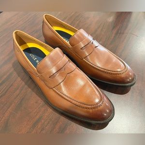 Cole Haan Leather Dress Shoes, Tan, Size US 10, Never used